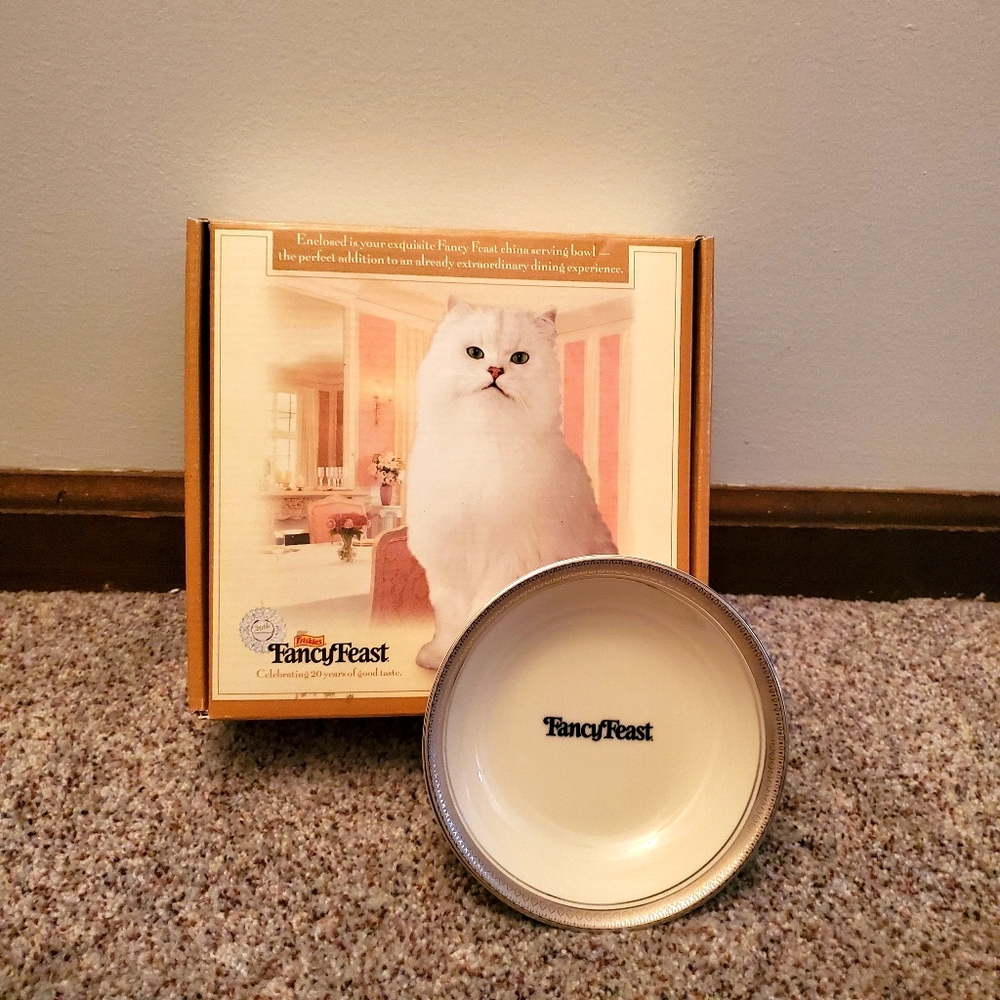 Fancy Feast 20th Anniversary China Serving Bowl